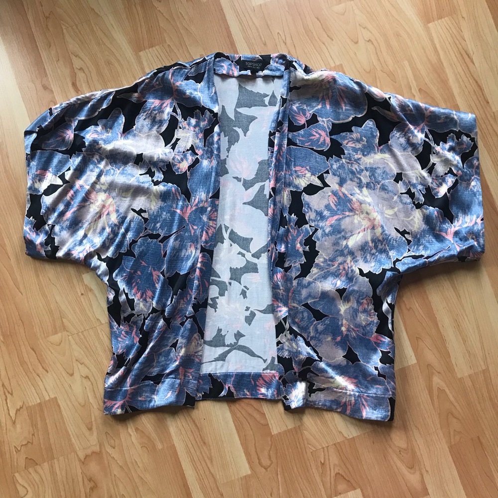 Topshop floral kimono